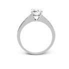 Round - cut Engagement Ring 18k Gold with Diamonds - Simon G. Jewelry
