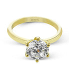 Round - cut Engagement Ring in 18k Gold - Simon G. Jewelry