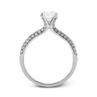 Round - Cut Engagement Ring in 18k Gold with Diamonds - Simon G. Jewelry