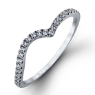 Round - cut Engagement Ring & Matching Wedding Band in 18k Gold with Diamonds - Simon G. Jewelry