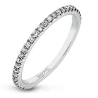 Round - cut Halo Engagement Ring & Matching Wedding Band in 18k Gold with Diamonds - Simon G. Jewelry