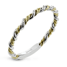 Twist Wedding Set Rings in 18K gold - Simon G. Jewelry