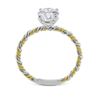 Twist Wedding Set Rings in 18K gold - Simon G. Jewelry