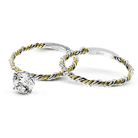 Twist Wedding Set Rings in 18K gold - Simon G. Jewelry