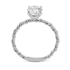 Twist Wedding Set Rings in 18K gold - Simon G. Jewelry