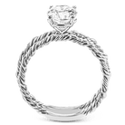 Twist Wedding Set Rings in 18K gold - Simon G. Jewelry