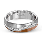 Wedding Band in 18k Gold with Diamonds - Simon G. Jewelry