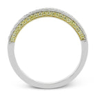 Wedding Band in 18k Gold with Diamonds - Simon G. Jewelry