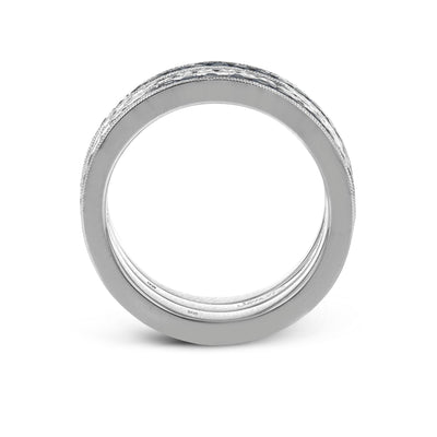 Wedding Band Set In 18k Gold With Diamonds - Simon G. Jewelry