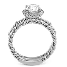 Wedding Set in 18k Gold with Diamonds - Simon G. Jewelry