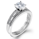 Wedding Set in 18k Gold with Diamonds - Simon G. Jewelry