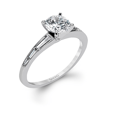 Wedding Set in 18k Gold with Diamonds - Simon G. Jewelry