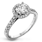 Wedding Set in 18k Gold with Diamonds - Simon G. Jewelry