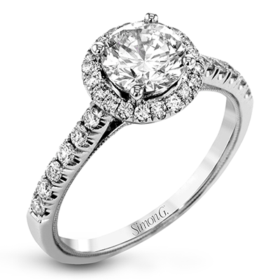 Wedding Set in 18k Gold with Diamonds - Simon G. Jewelry