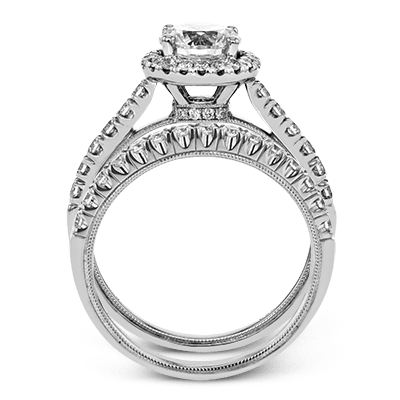 Wedding Set in 18k Gold with Diamonds - Simon G. Jewelry